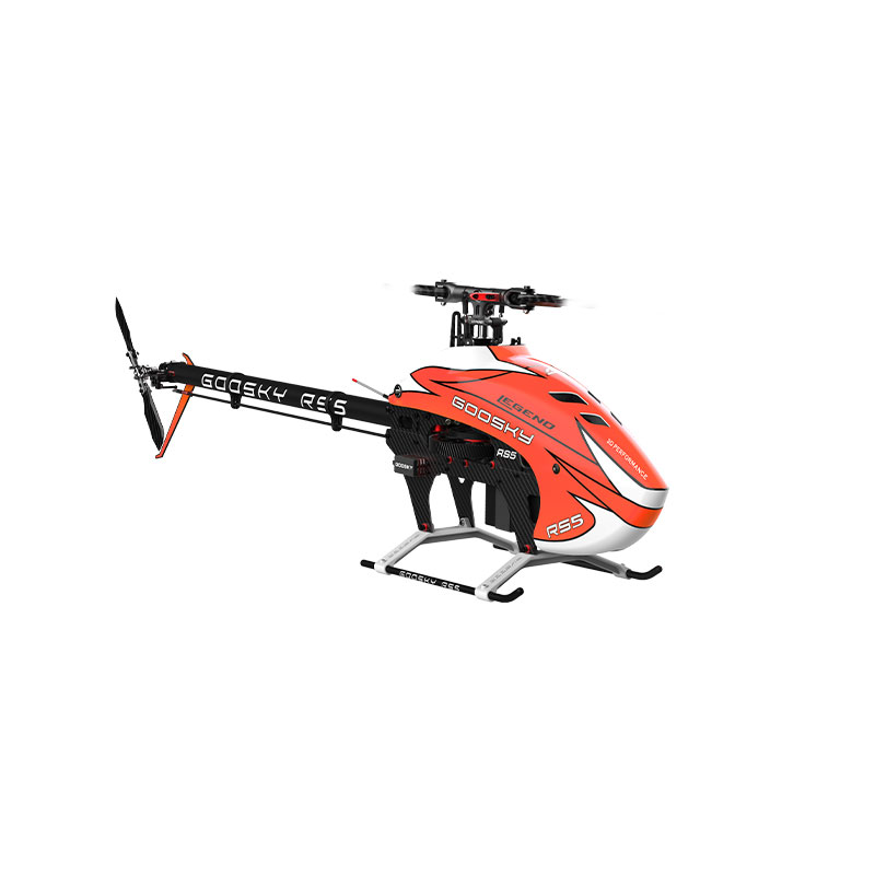 Goosky Legend RS5 Helicopter Kit w/o Blade - Orange (Unassembled)