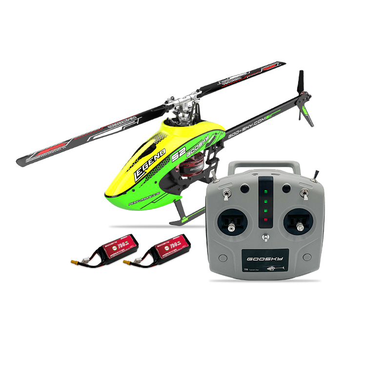 GooSky S2 RTF Micro ElectricHelicopter-Green/Yellow