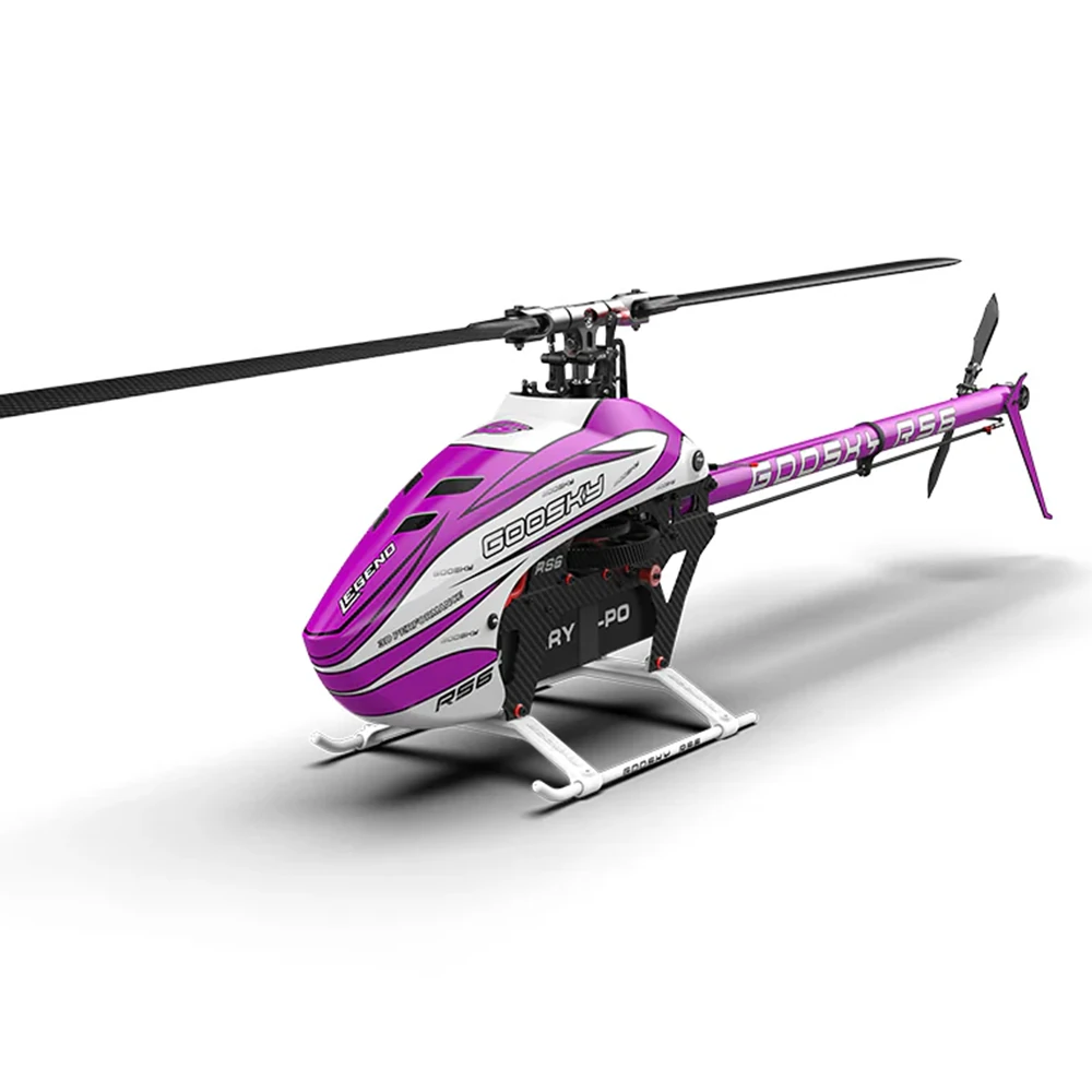 Goosky Legend RS6 Helicopter Kit w/o Blades - Purple (Unassembled)
