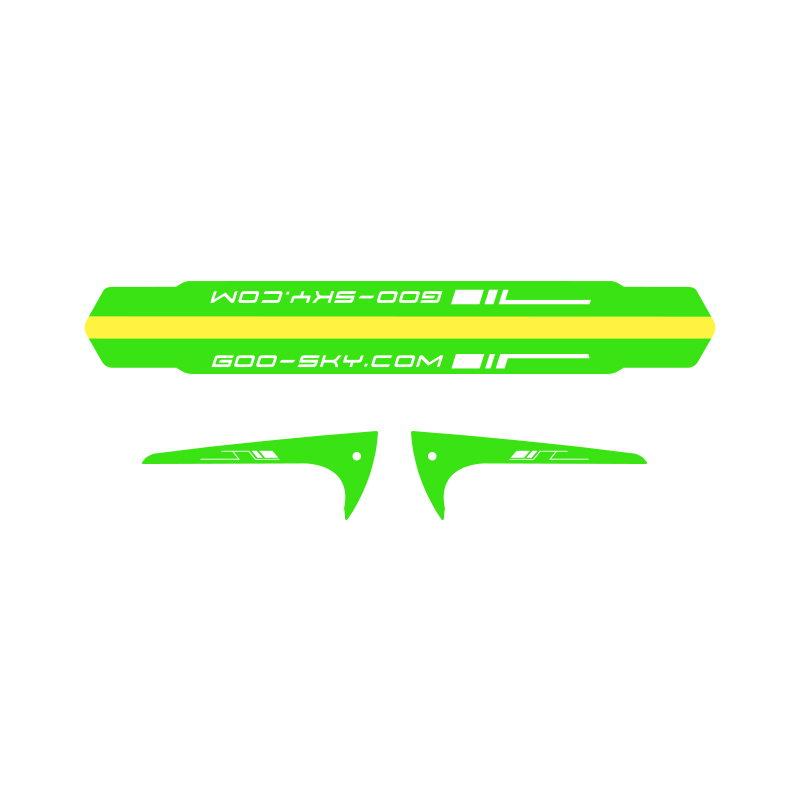 S2 Tail Boom and fin sticker (3 sets, Green) S2 绿色DIY 贴纸（内含三套贴纸）
